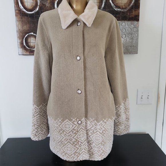 dennis basso Reversible Women's Jacket Size Large - Picture 11 of 16